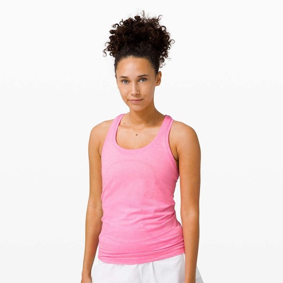 lululemon athletica Tops - Lululemon Pink Swiftly Tech Racerback 2.0 Sport Tank Top Women’s Size 10